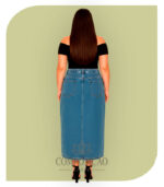 Saia Jeans Longa - Imagem 2
