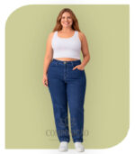 Calça Jeans Classic Straight - Azul Marinho Profundo