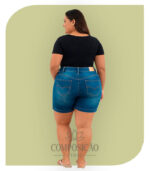 Shorts Jeans Clássico Curinga - Azul Médio - Imagem 2
